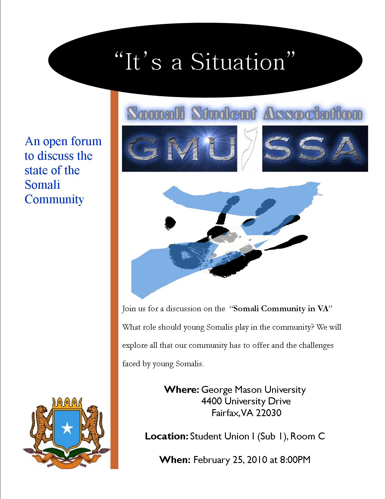 Its a dicussion Somali Community